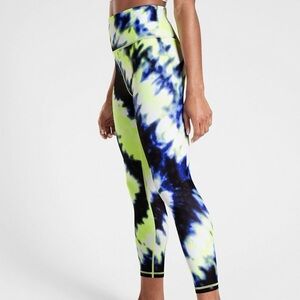 Athleta Elation Tie-Dye 7/8 Leggings